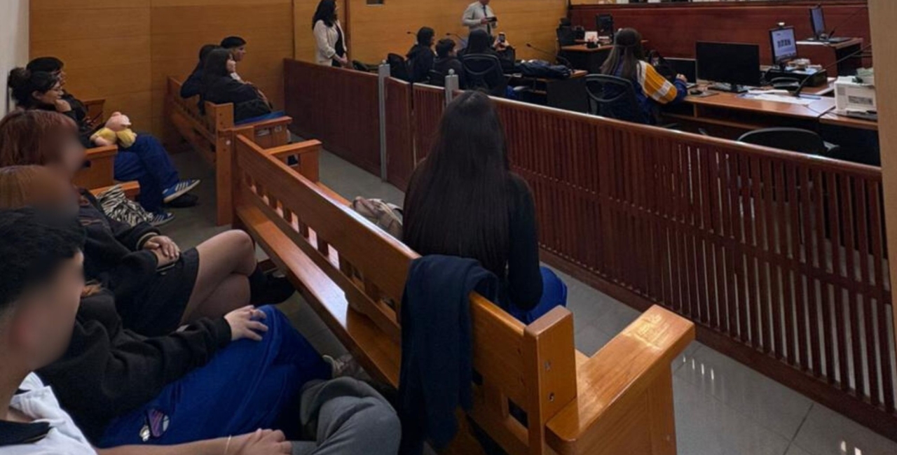 Estudiantes visitan el Tribunal de Ovalle